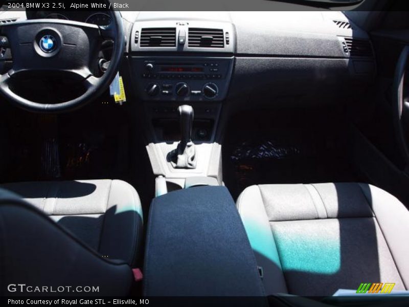 Alpine White / Black 2004 BMW X3 2.5i
