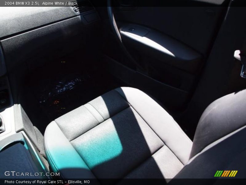 Alpine White / Black 2004 BMW X3 2.5i