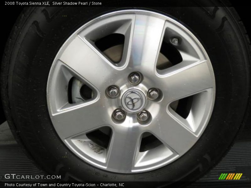 Silver Shadow Pearl / Stone 2008 Toyota Sienna XLE