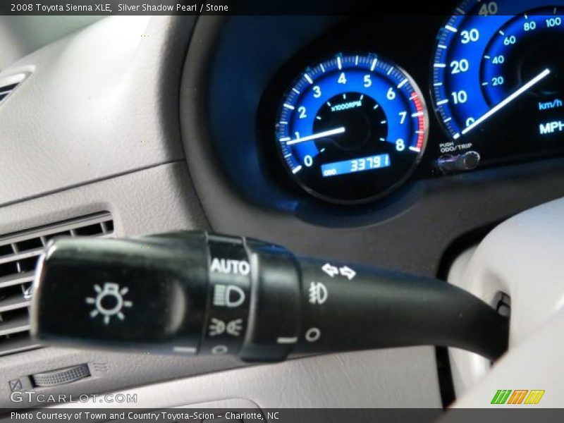 Silver Shadow Pearl / Stone 2008 Toyota Sienna XLE