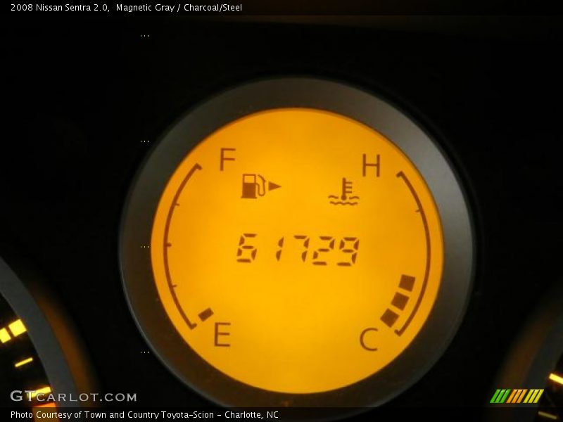 Magnetic Gray / Charcoal/Steel 2008 Nissan Sentra 2.0
