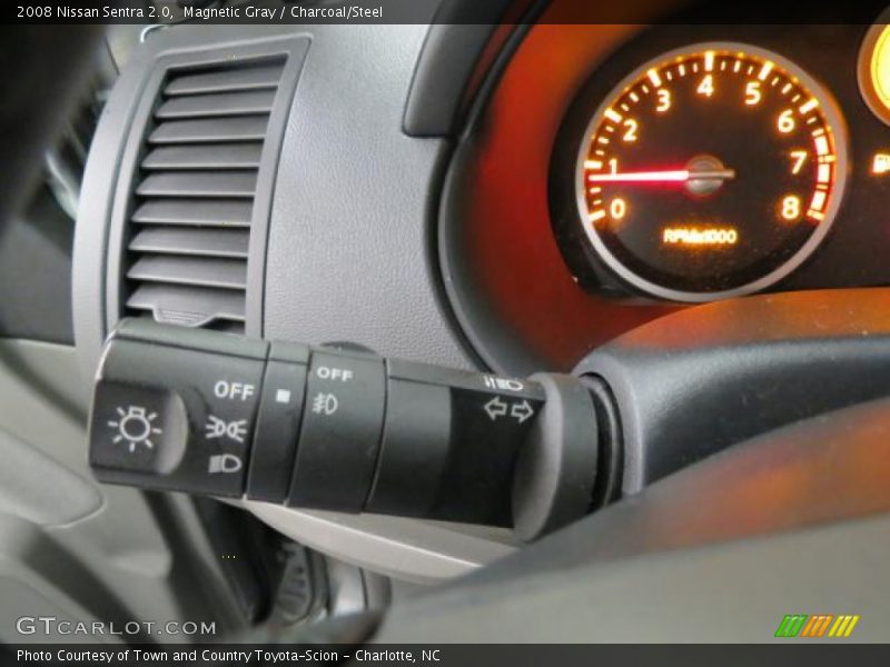 Magnetic Gray / Charcoal/Steel 2008 Nissan Sentra 2.0