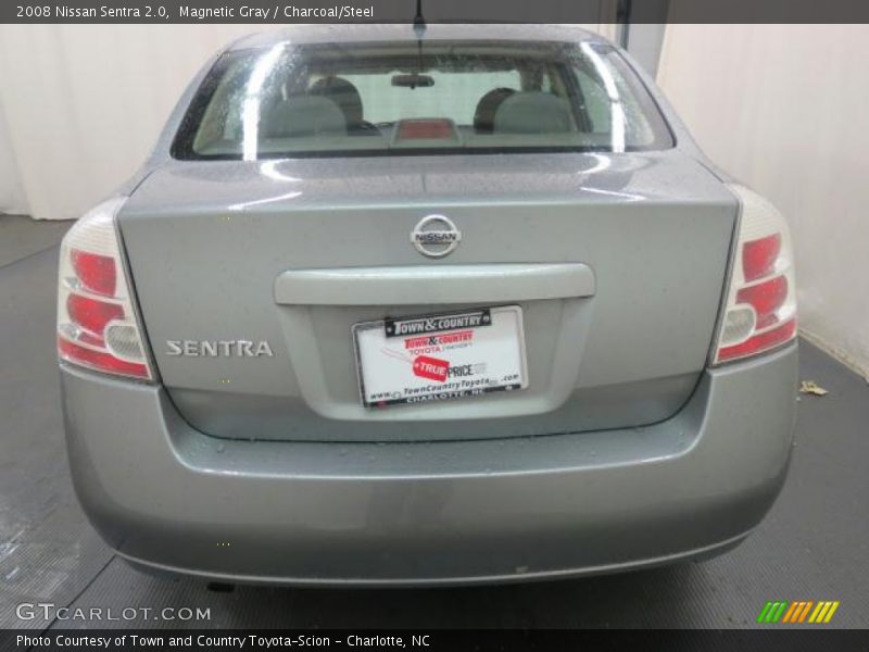 Magnetic Gray / Charcoal/Steel 2008 Nissan Sentra 2.0