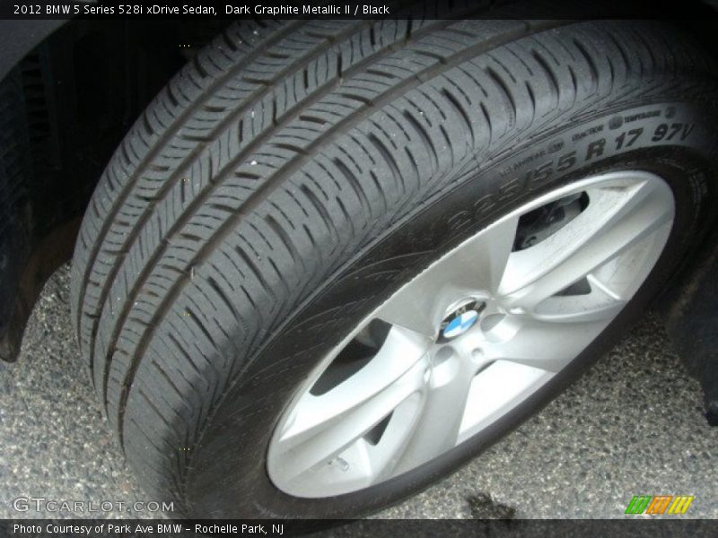 Dark Graphite Metallic II / Black 2012 BMW 5 Series 528i xDrive Sedan