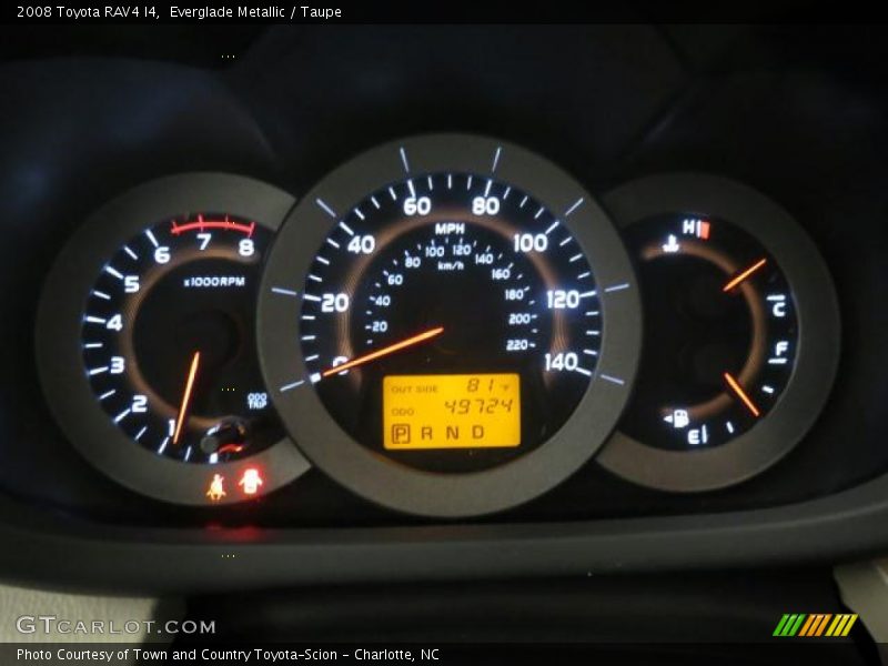  2008 RAV4 I4 I4 Gauges