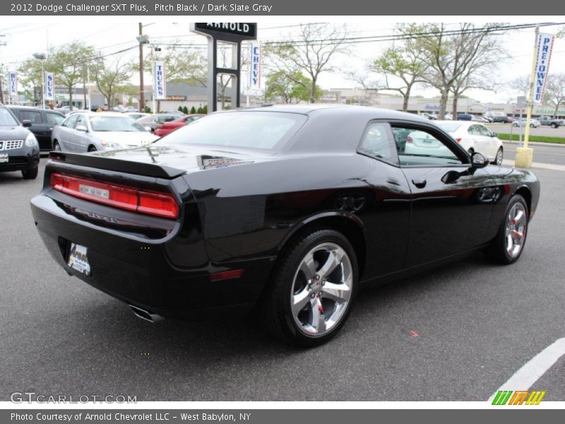 Pitch Black / Dark Slate Gray 2012 Dodge Challenger SXT Plus