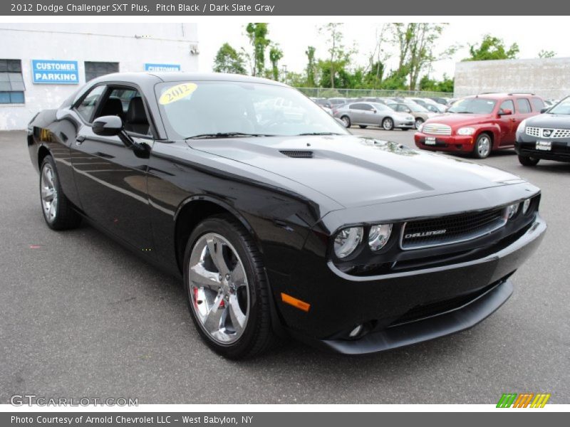 Pitch Black / Dark Slate Gray 2012 Dodge Challenger SXT Plus