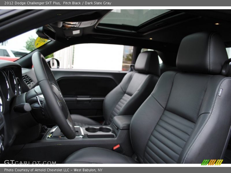 Pitch Black / Dark Slate Gray 2012 Dodge Challenger SXT Plus