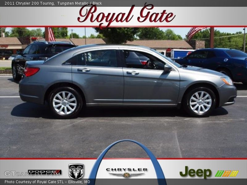 Tungsten Metallic / Black 2011 Chrysler 200 Touring