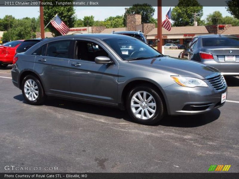 Tungsten Metallic / Black 2011 Chrysler 200 Touring