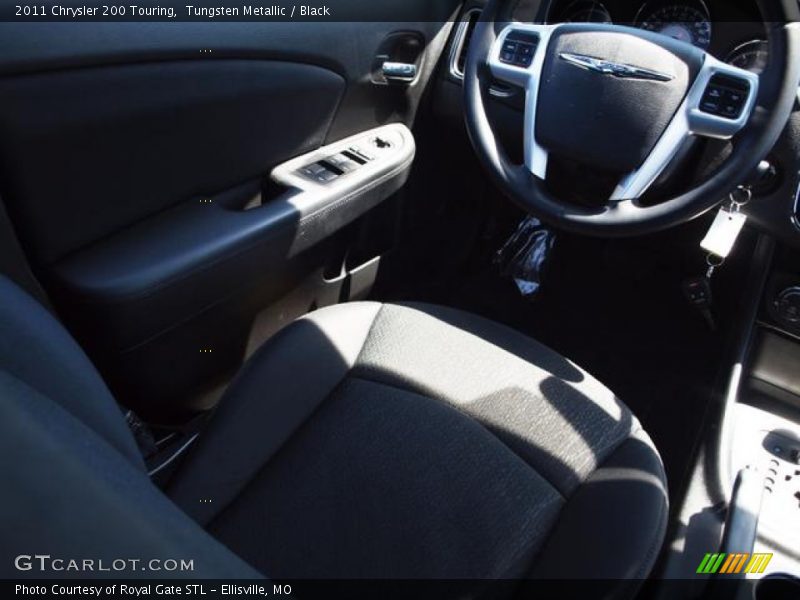Tungsten Metallic / Black 2011 Chrysler 200 Touring