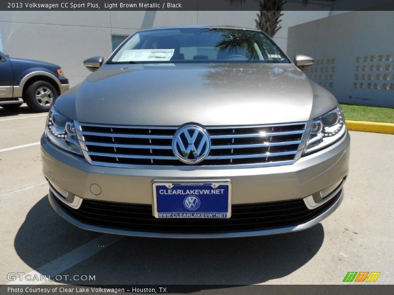 Light Brown Metallic / Black 2013 Volkswagen CC Sport Plus