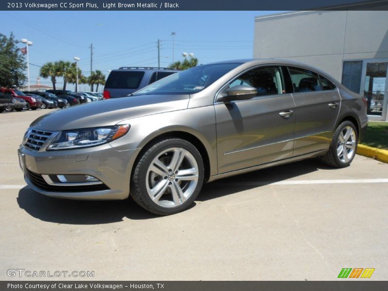 Light Brown Metallic / Black 2013 Volkswagen CC Sport Plus