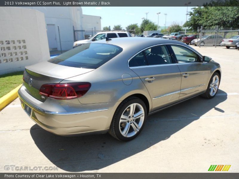 Light Brown Metallic / Black 2013 Volkswagen CC Sport Plus