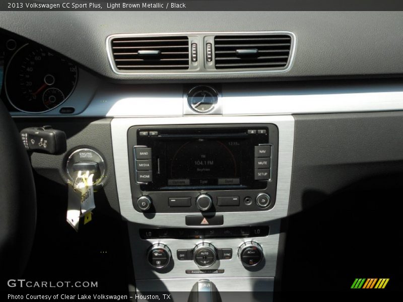 Light Brown Metallic / Black 2013 Volkswagen CC Sport Plus