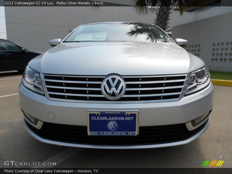 Reflex Silver Metallic / Black 2013 Volkswagen CC V6 Lux