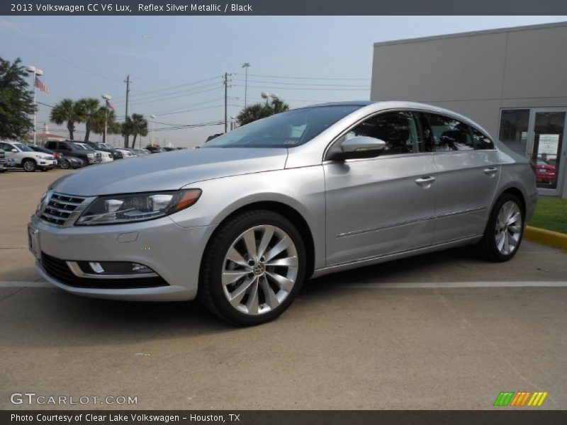 Reflex Silver Metallic / Black 2013 Volkswagen CC V6 Lux