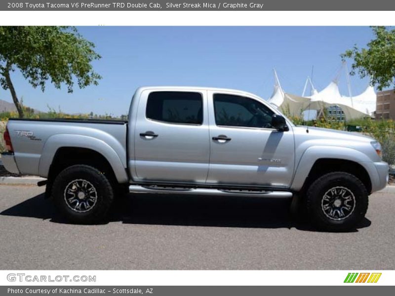 Silver Streak Mica / Graphite Gray 2008 Toyota Tacoma V6 PreRunner TRD Double Cab