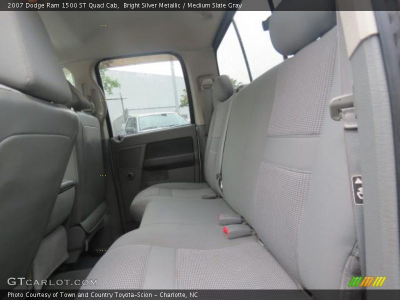 Bright Silver Metallic / Medium Slate Gray 2007 Dodge Ram 1500 ST Quad Cab
