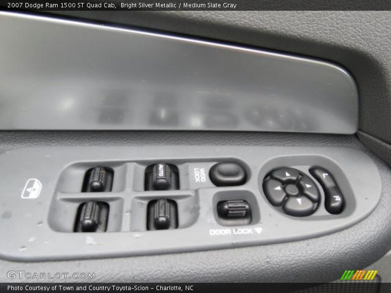 Bright Silver Metallic / Medium Slate Gray 2007 Dodge Ram 1500 ST Quad Cab