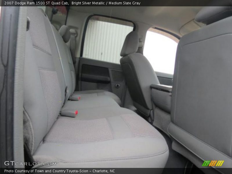 Bright Silver Metallic / Medium Slate Gray 2007 Dodge Ram 1500 ST Quad Cab