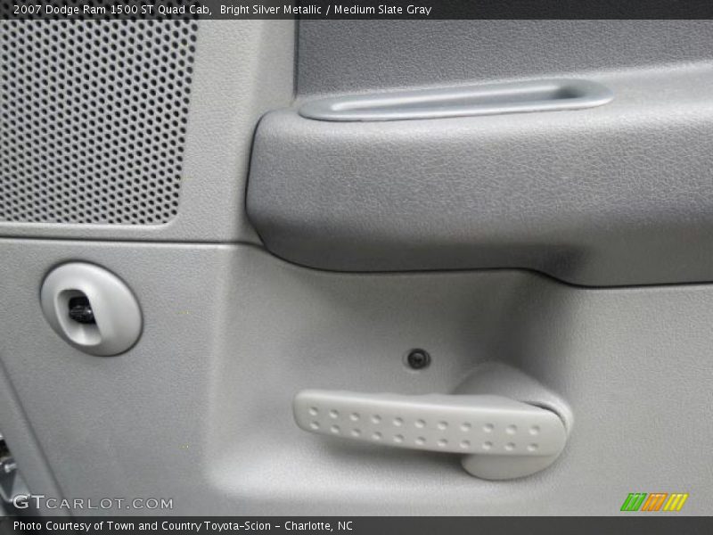 Bright Silver Metallic / Medium Slate Gray 2007 Dodge Ram 1500 ST Quad Cab