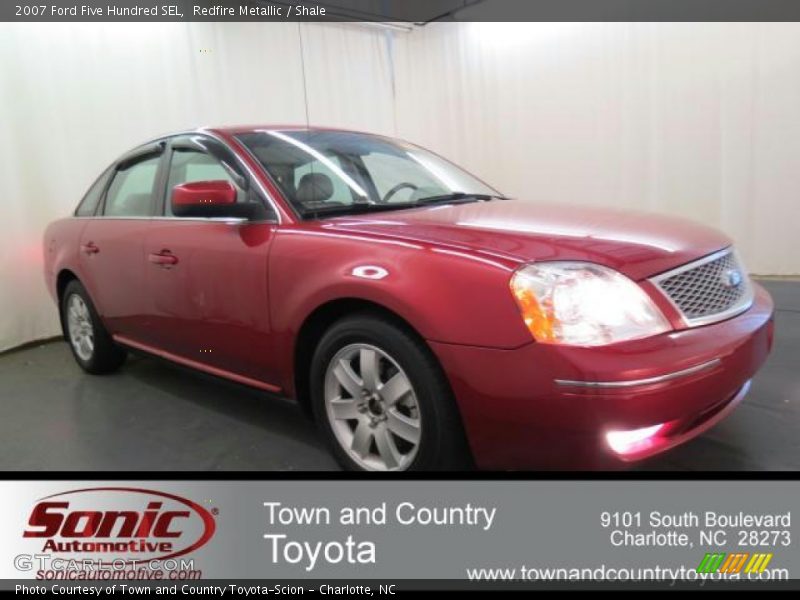 Redfire Metallic / Shale 2007 Ford Five Hundred SEL