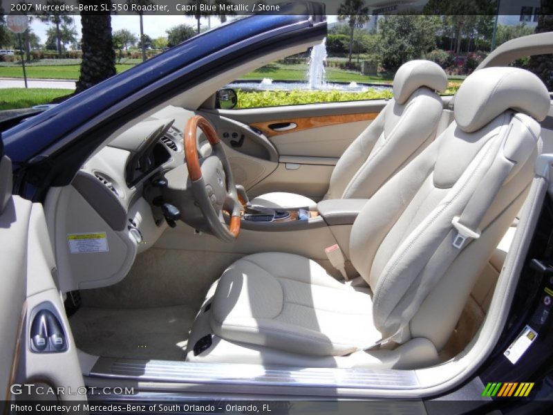  2007 SL 550 Roadster Stone Interior