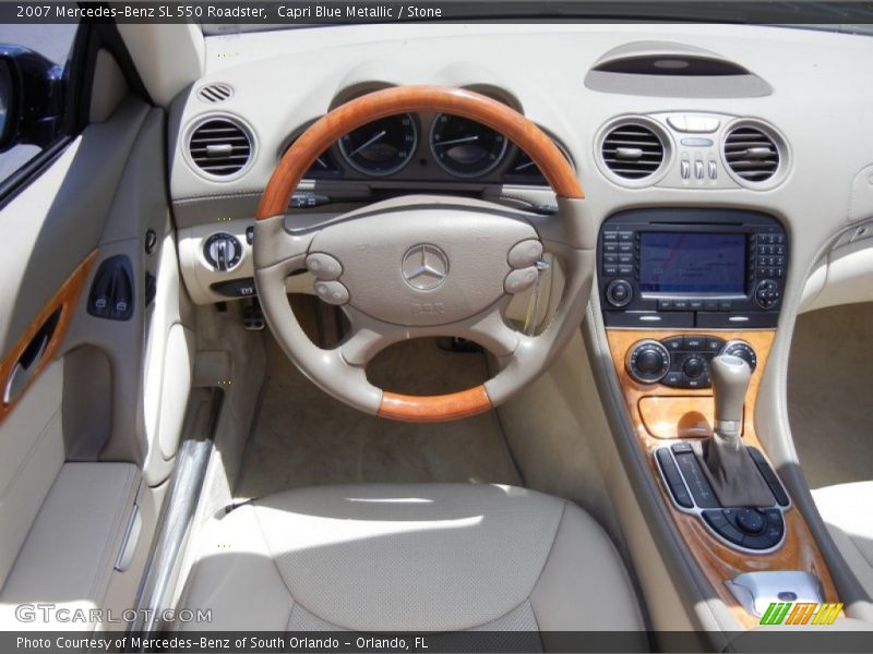 Dashboard of 2007 SL 550 Roadster