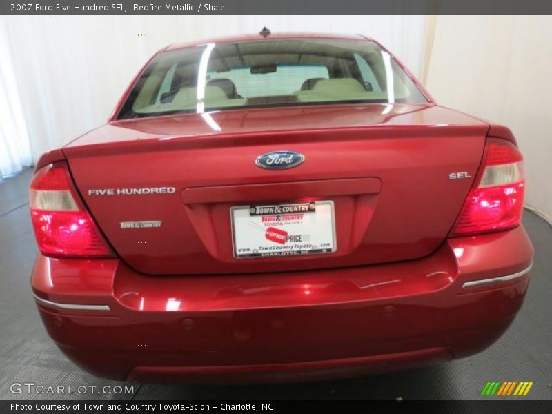 Redfire Metallic / Shale 2007 Ford Five Hundred SEL