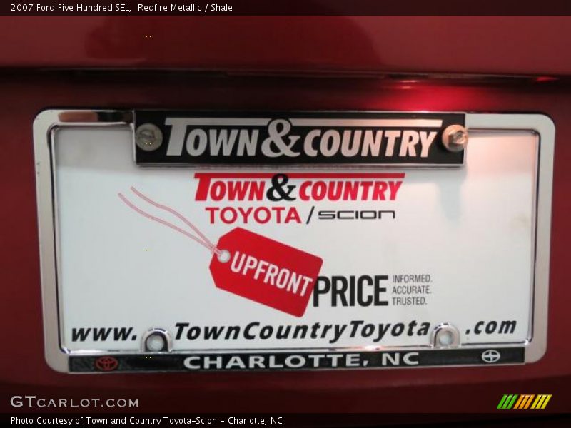 Redfire Metallic / Shale 2007 Ford Five Hundred SEL