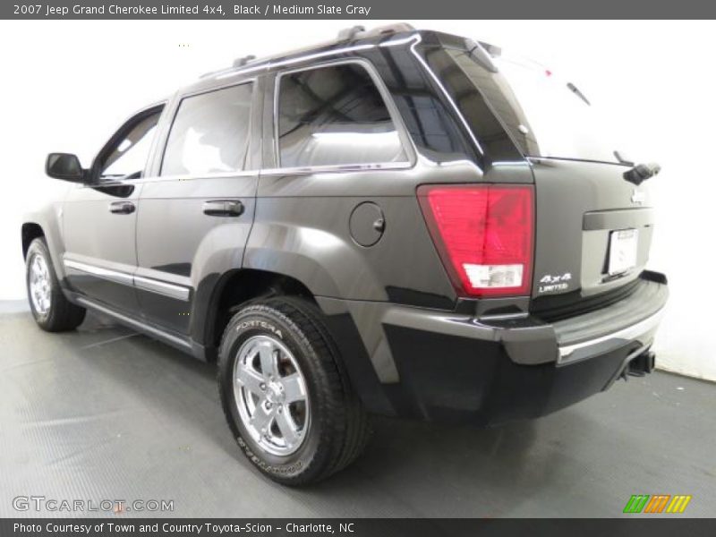 Black / Medium Slate Gray 2007 Jeep Grand Cherokee Limited 4x4