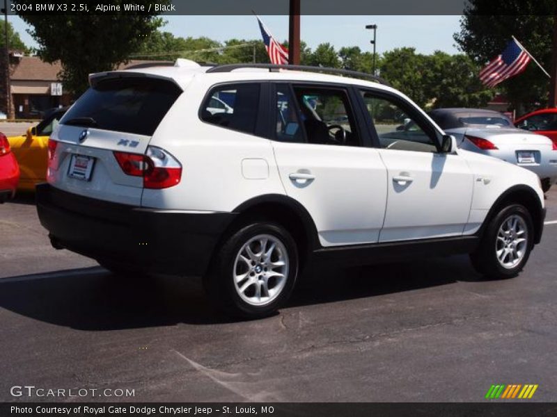 Alpine White / Black 2004 BMW X3 2.5i