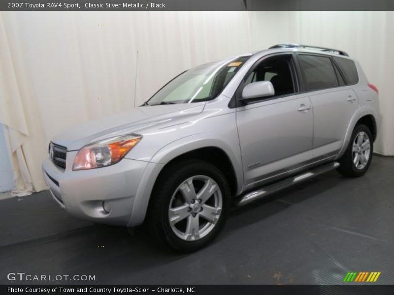 Classic Silver Metallic / Black 2007 Toyota RAV4 Sport