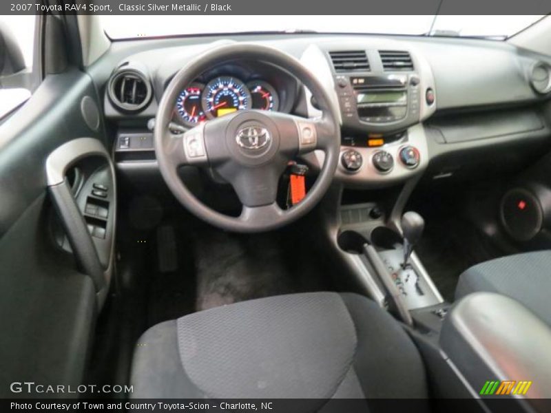 Classic Silver Metallic / Black 2007 Toyota RAV4 Sport