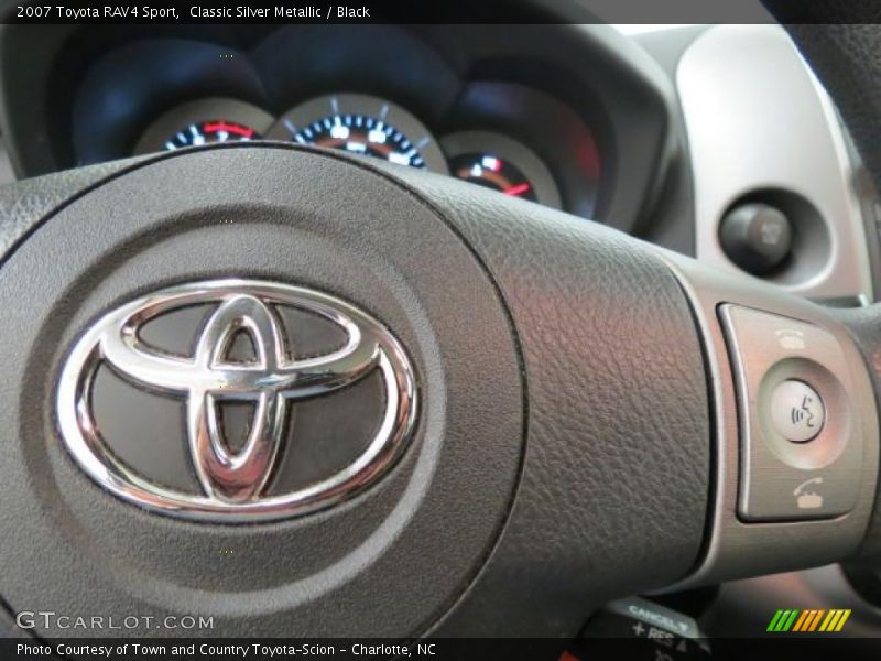 Classic Silver Metallic / Black 2007 Toyota RAV4 Sport