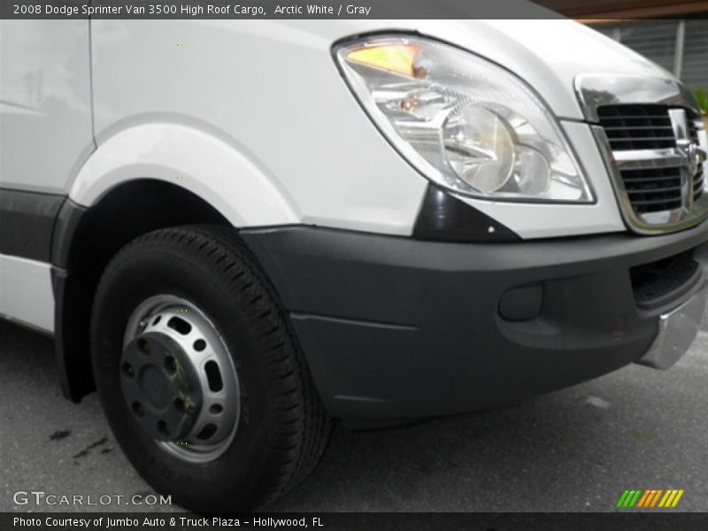 Arctic White / Gray 2008 Dodge Sprinter Van 3500 High Roof Cargo