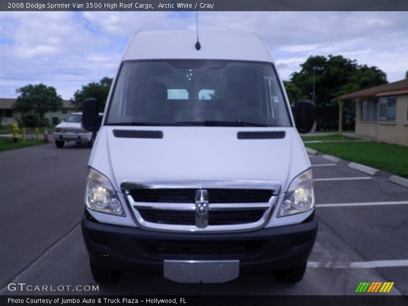 Arctic White / Gray 2008 Dodge Sprinter Van 3500 High Roof Cargo