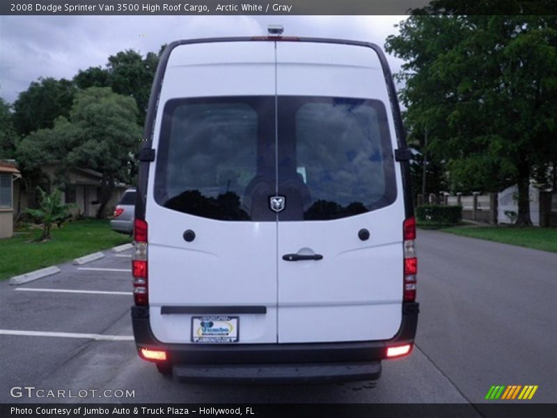 Arctic White / Gray 2008 Dodge Sprinter Van 3500 High Roof Cargo