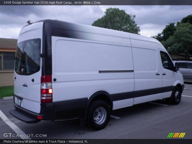 Arctic White / Gray 2008 Dodge Sprinter Van 3500 High Roof Cargo