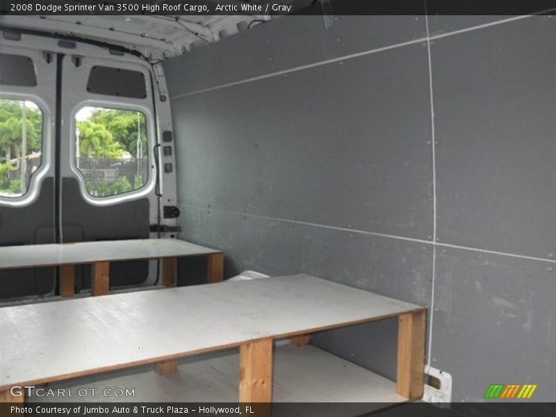 Arctic White / Gray 2008 Dodge Sprinter Van 3500 High Roof Cargo