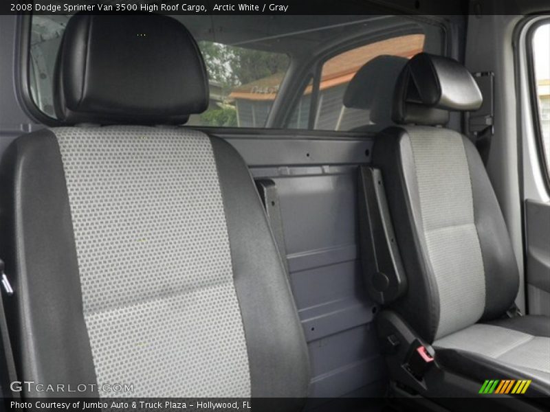  2008 Sprinter Van 3500 High Roof Cargo Gray Interior