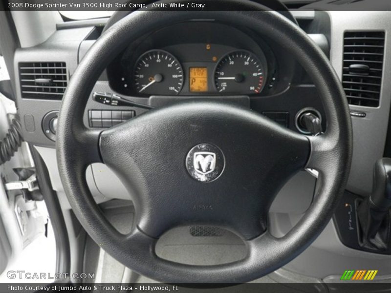  2008 Sprinter Van 3500 High Roof Cargo Steering Wheel