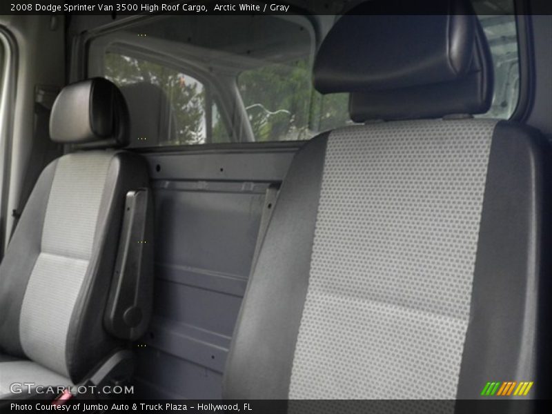 Arctic White / Gray 2008 Dodge Sprinter Van 3500 High Roof Cargo