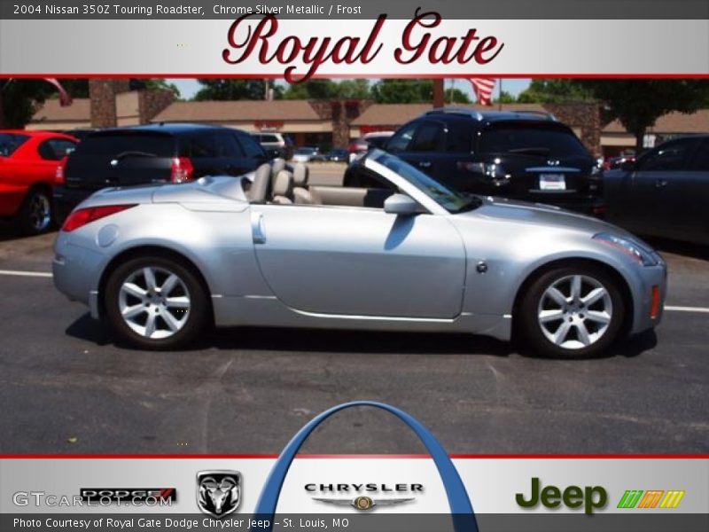 Chrome Silver Metallic / Frost 2004 Nissan 350Z Touring Roadster