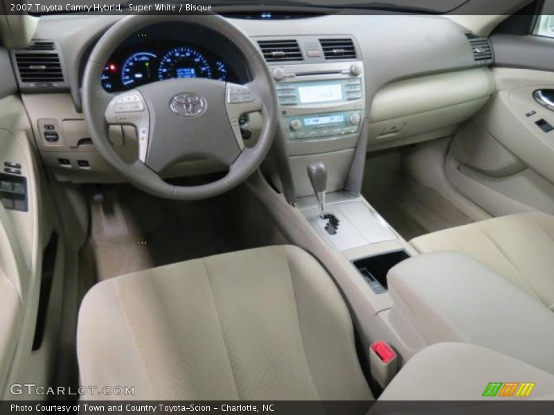 Super White / Bisque 2007 Toyota Camry Hybrid