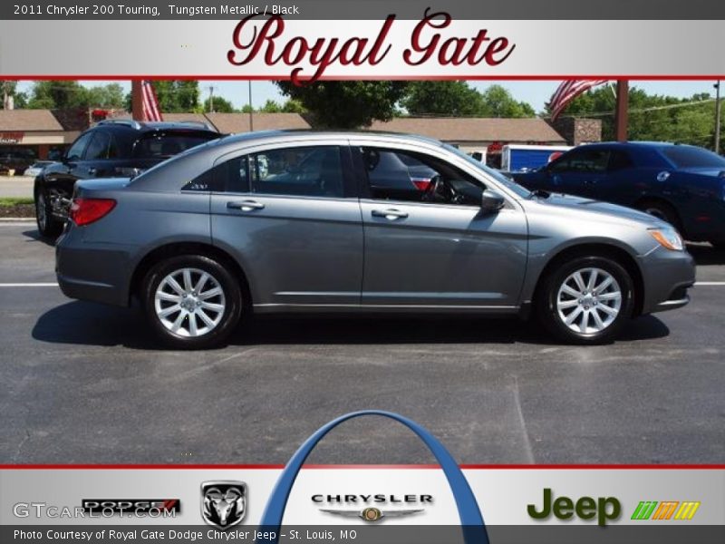 Tungsten Metallic / Black 2011 Chrysler 200 Touring