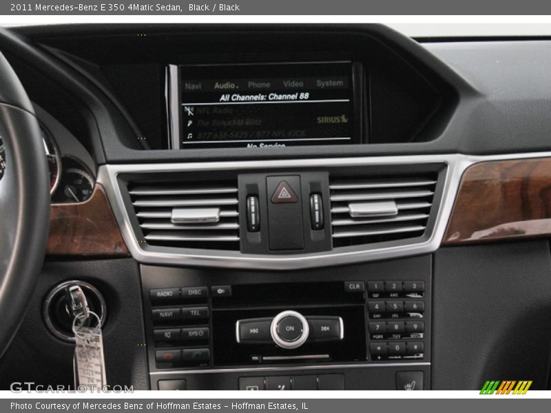 Black / Black 2011 Mercedes-Benz E 350 4Matic Sedan