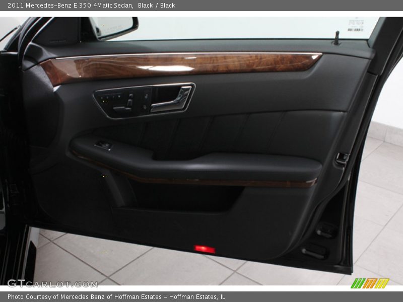 Black / Black 2011 Mercedes-Benz E 350 4Matic Sedan