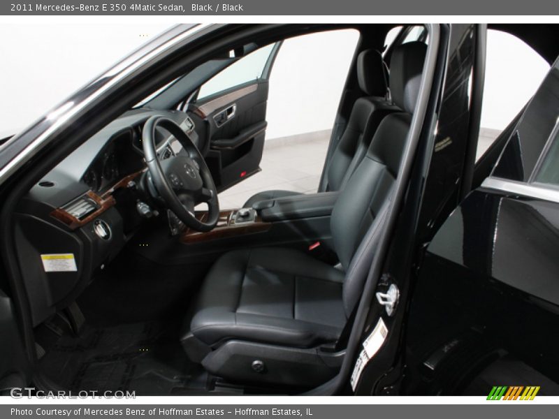 Black / Black 2011 Mercedes-Benz E 350 4Matic Sedan